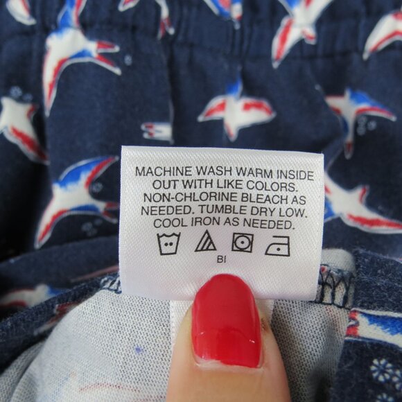 HANNA ANDERSSON Girl's Red White Blue Birds of Peace Ruffle Sundress 120 US 6-7 - Picture 9 of 9